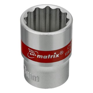 Набор головок торцевых 1/4" 10пр 12гр MATRIX фото 2 Набор головок торцевых 1/4" 10пр 12гр MATRIX фото 2