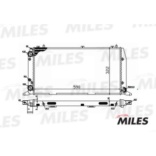 Радиатор основной MILES ACRM012 фото