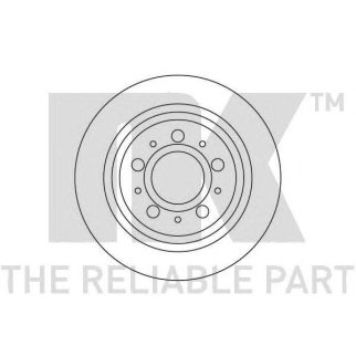 Диск тормозной задний (265x10mm) / VOLVO 780,940,960,S90,V90 86~98 фото