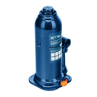 Домкрат бутылочный 6т гидравлический подъем 207-404мм STELS фото 3