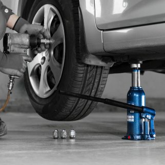 Домкрат бутылочный 6т гидравлический подъем 207-404мм STELS фото 13