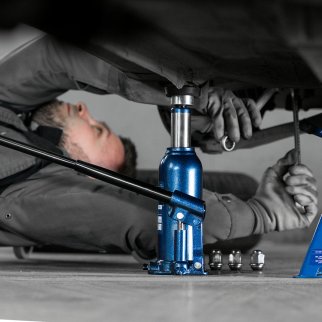 Домкрат бутылочный 6т гидравлический подъем 207-404мм STELS фото 1