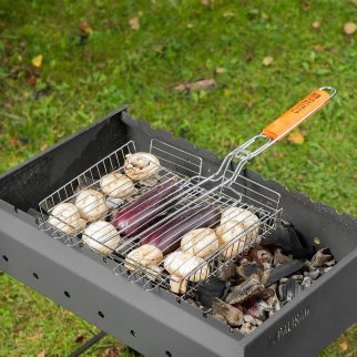 Решетка гриль 250х310х65мм объемная хромир. PALISAD фото 8