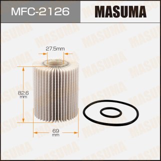 Фильтр масляный Masuma MFC-2126 фото