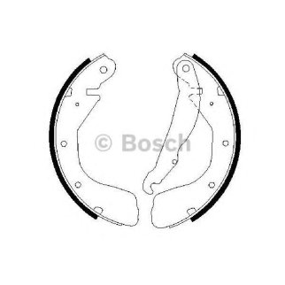 Колодки барабанные к-кт BOSCH 0 986 487 263 фото