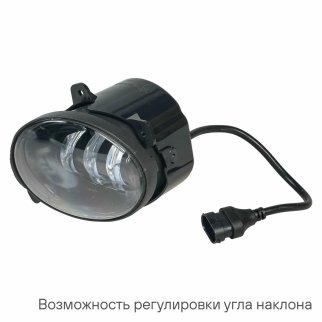 Фара светодиод, регулир.свет.граница, 45W Бел, 105х90х105, кмпл 2шт. PRO (ALED082) фото 4
