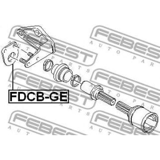 Подшипник подвесной FEBEST FDCB-GE фото