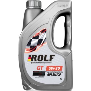 Масло моторное ROLF GT 5W30 SN/CF (метал.) синт. 4л фото