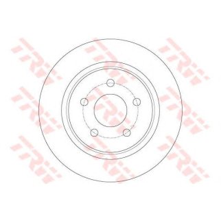 Диск тормозной задний TRW DF6150 фото
