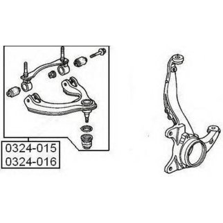 Рычаг подвески верхний перед лев фото