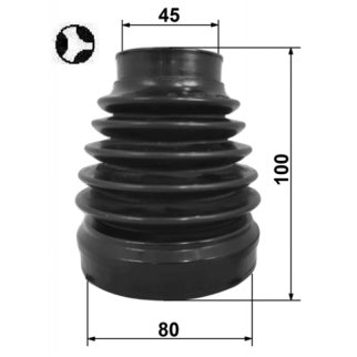 Пыльник шрус внутренний комплект 80X100X45 фото 2 Пыльник шрус внутренний комплект 80X100X45 фото 2