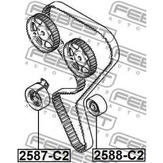 Ролик ГРМ FEBEST 2587-C2 фото