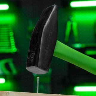 СИБРТЕХ 10329 Молоток слесарный, 1000 г, фиберглассовая обрезиненная рукоятка фото 9