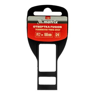Отвертка крестовая MATRIX Fusion PZ2х100мм CrV фото 7 Отвертка крестовая MATRIX Fusion PZ2х100мм CrV фото 7