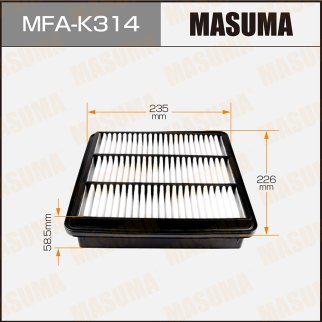 MFA-K314_фильтр воздушный!  Hyundai Sonata NF 04-06 фото