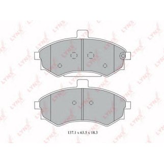 Колодки тормозные передние к-кт LYNXauto BD-3611 фото