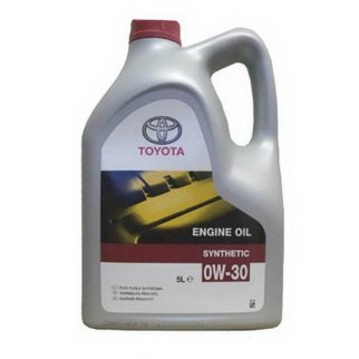 Масло моторное TOYOTA MOTOR OIL 0w30 SL/CF 5л.(европа) фото