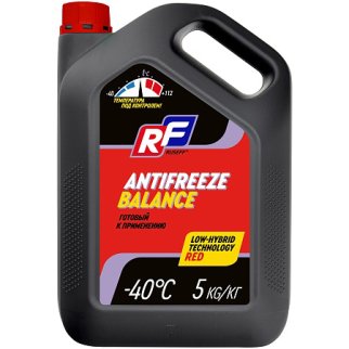 17482N RUSEFF Антифриз ANTIFREEZE Balance красн. (5кг) фото