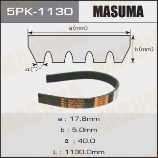 Ремень ручейковый Masuma 5PK-1130 фото