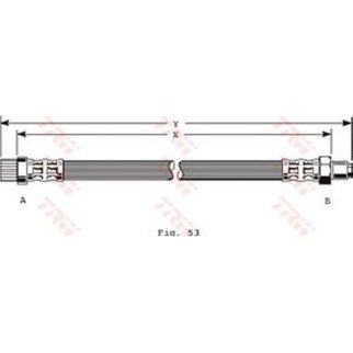 Шланг тормозной TRW PHB372 фото