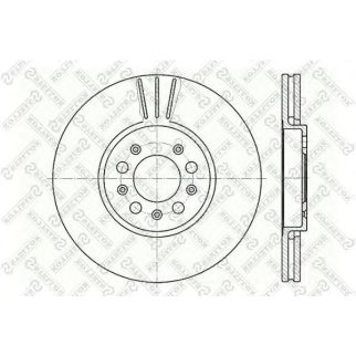 Диск тормозной Stellox 6020-4760V-SX фото