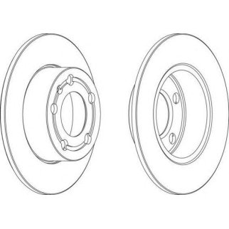 Диск тормозной FERODO DDF929 фото