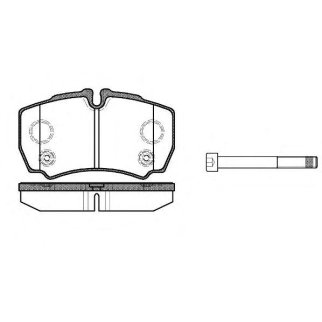 Колодки тормозные REMSA _084910 фото