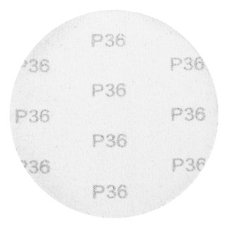 Круг абразивный на ворсовой подложке под "липучку", P 36, 125 мм, 10 шт.// MATRIX фото 3