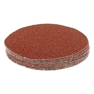 Круг абразивный на ворсовой подложке под "липучку", P 36, 125 мм, 10 шт.// MATRIX фото