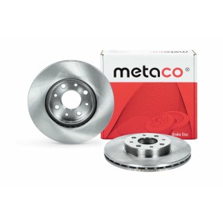 Диск тормозной передний вентилируемый metaco 3050-170 фото 3