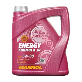 Масло моторное MANNOL ENERGY FORMULA JP 5W30 синт. 4л фото