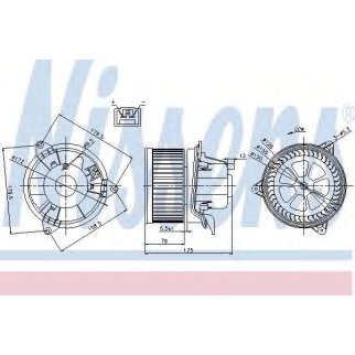 Мотор печки отопителя салона фото