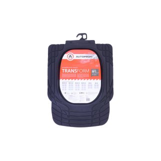 Коврики резиновые TRANSFORM TER-001 BLACK передние (2шт) AUTOPROFI /1/4 фото