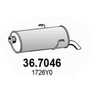 Глушитель основной ASSO 36.7046 фото