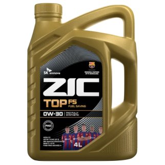 Масло моторное ZIC TOP FS 0W-30 синтетическое 4 л 162042 фото