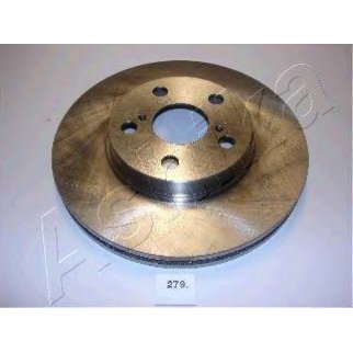 Диск тормозной передний вентилируемый ashika 60-02-279 фото