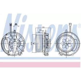 Мотор печки отопителя салона фото