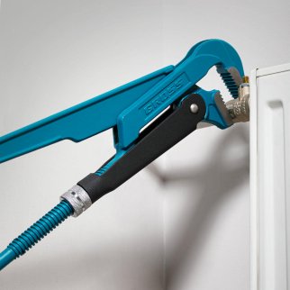 GROSS 15605 Ключ трубный рычажный, №3, 2", цельнокованый, CrV, тип - "L фото 6