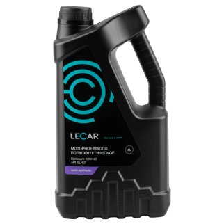 Масло моторное LECAR Optimum 10W-40 полусинтетическое 4 л LECAR000042010 фото