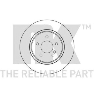 Диск тормозной задний вентилируемый NK 203389 фото