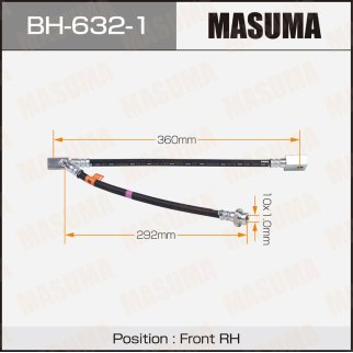 Шланг тормозной Masuma BH-632-1 фото