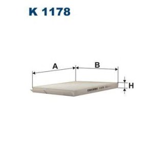 Фильтр салона FILTRON K 1178 фото