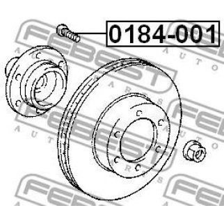 Шпилька колеса FEBEST 0184-001 фото