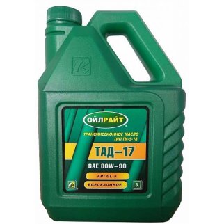 Масло трансмиссионное OIL RIGHT ТМ-5-18 (ТАД-17) 3л. фото