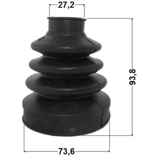 Пыльник ШРУСа внутр. пер FEBEST 1615-203 фото 2 Пыльник ШРУСа внутр. пер FEBEST 1615-203 фото 2