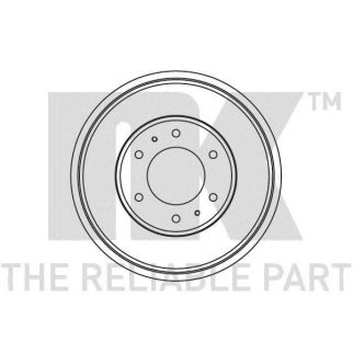 253014NK_барабан тормозной! Mitsubishi L200 2.5DI-D 05> фото