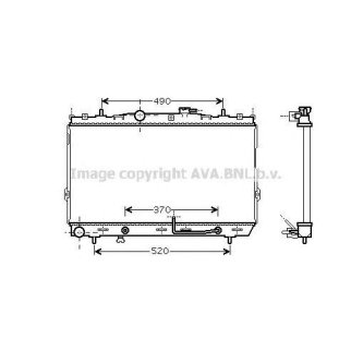 Радиатор основной AVA HY2186 фото