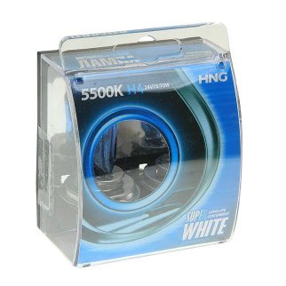 Лампа 24V H4 (75/70) P43t SUPER WHITE 5500K (2шт) 24V HNG фото