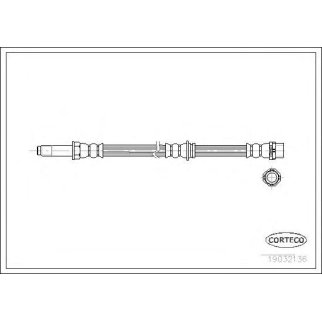 Шланг тормозной CORTECO 19032136 фото