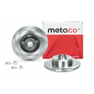 Диск тормозной задний metaco 3060-268 фото 3
